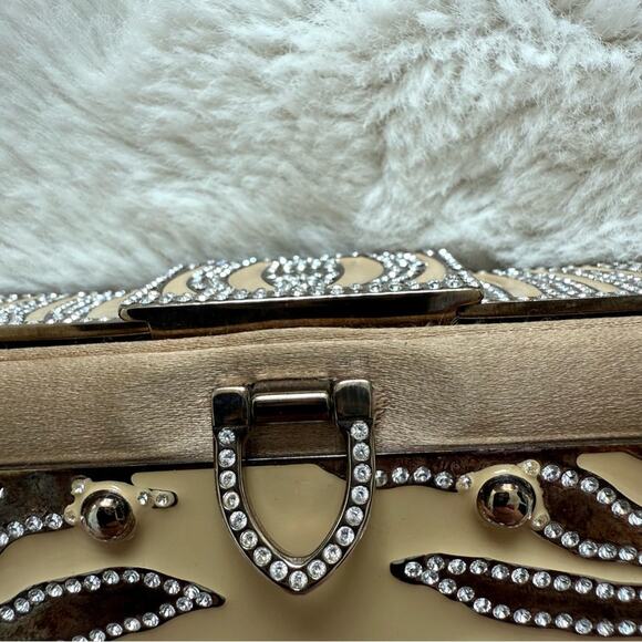 Valentino women evening bag with crystals Authentic Retail 2100$ - Picture 4 of 16